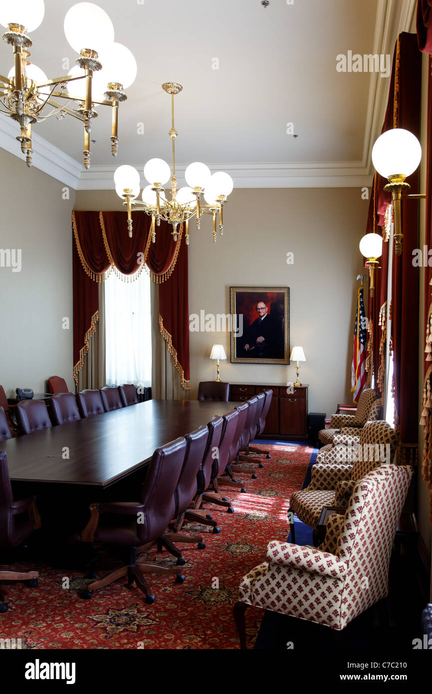 Conference room in the Pioneer Courthouse, Portland, Multnomah County