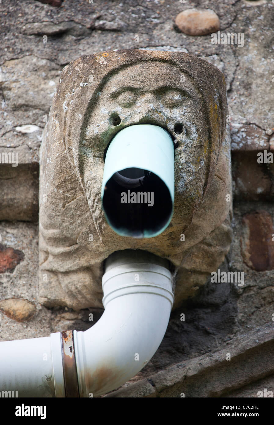 Gargoyle Rain Spout St Marys Church Eaton Socon Stock Photo - Alamy