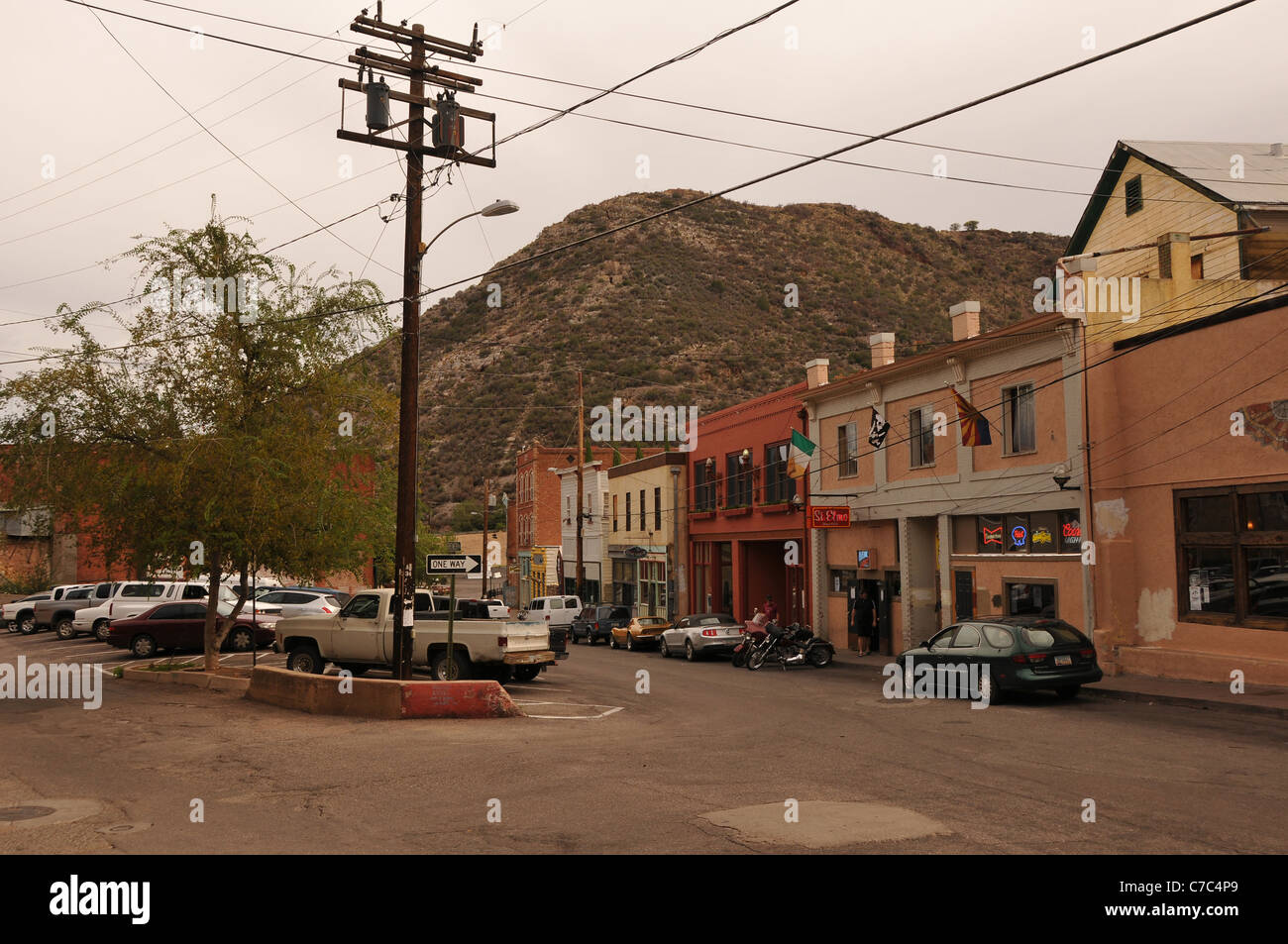 A historical copper mining town in southern Arizona, Bisbee, Arizona