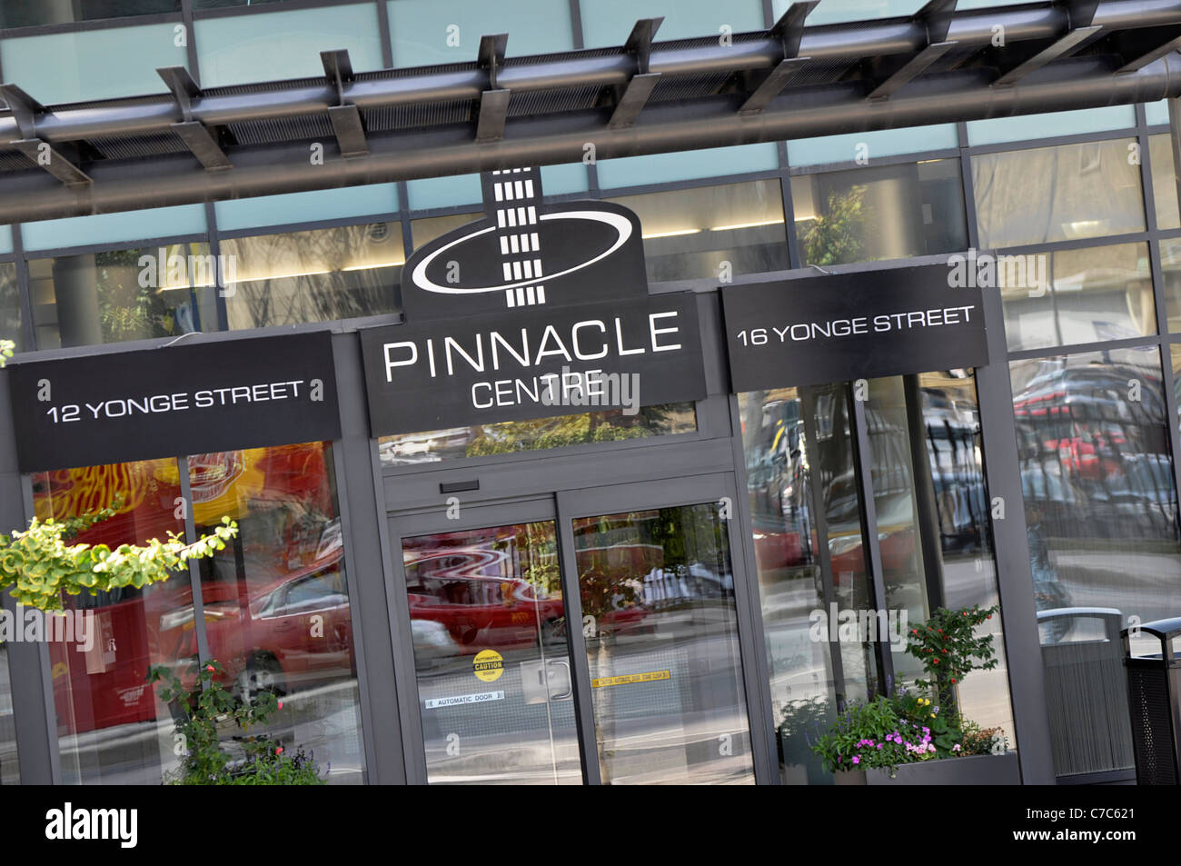 Pinnacle Centre, on Yonge Street, Downtown Toronto Stock Photo