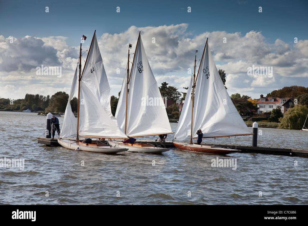 Oulton Broad Suffolk Norfolk Broads Stock Photo Alamy