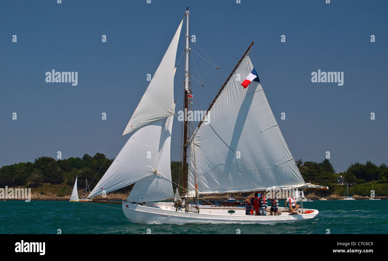 France french classic sailing boat hires stock photography and images