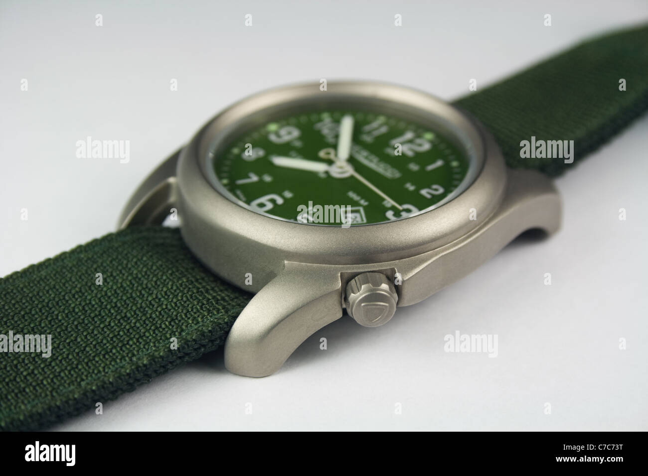 Titanium Wrist Watch Case Stock Photo Alamy