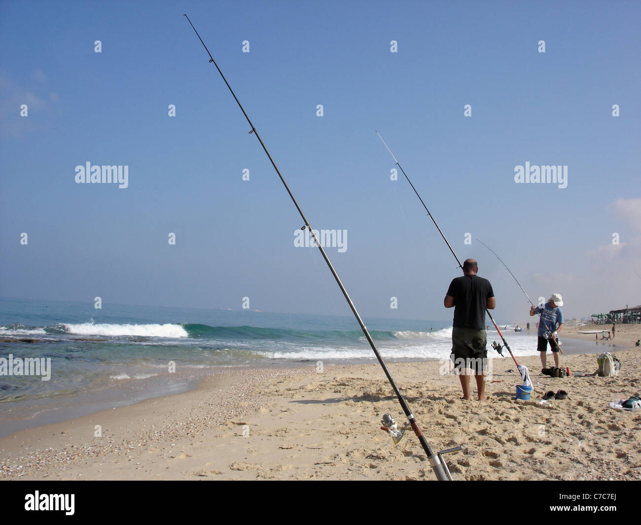 Israel - Nitzanim Beach Stock Photo