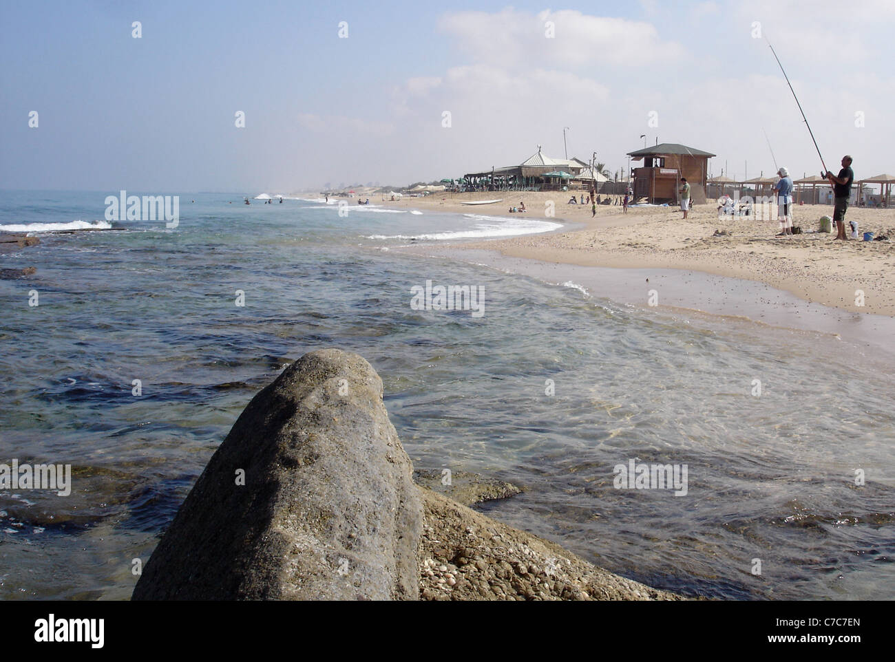 Nitzanim Beach Israel Stock Photo