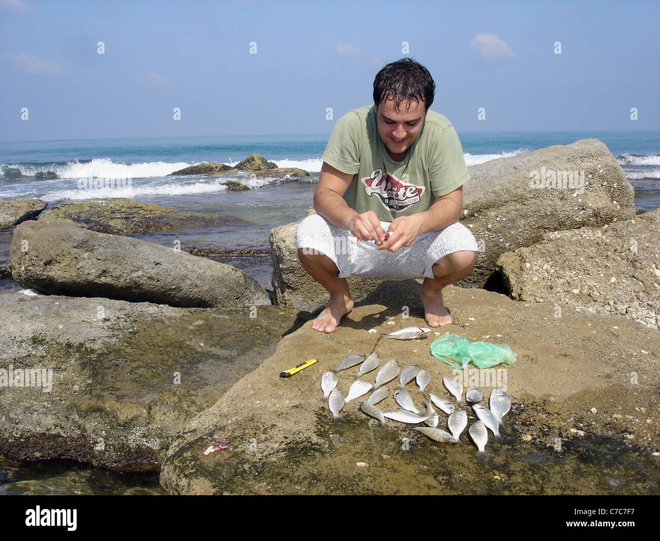 Israel - Nitzanim Beach Stock Photo