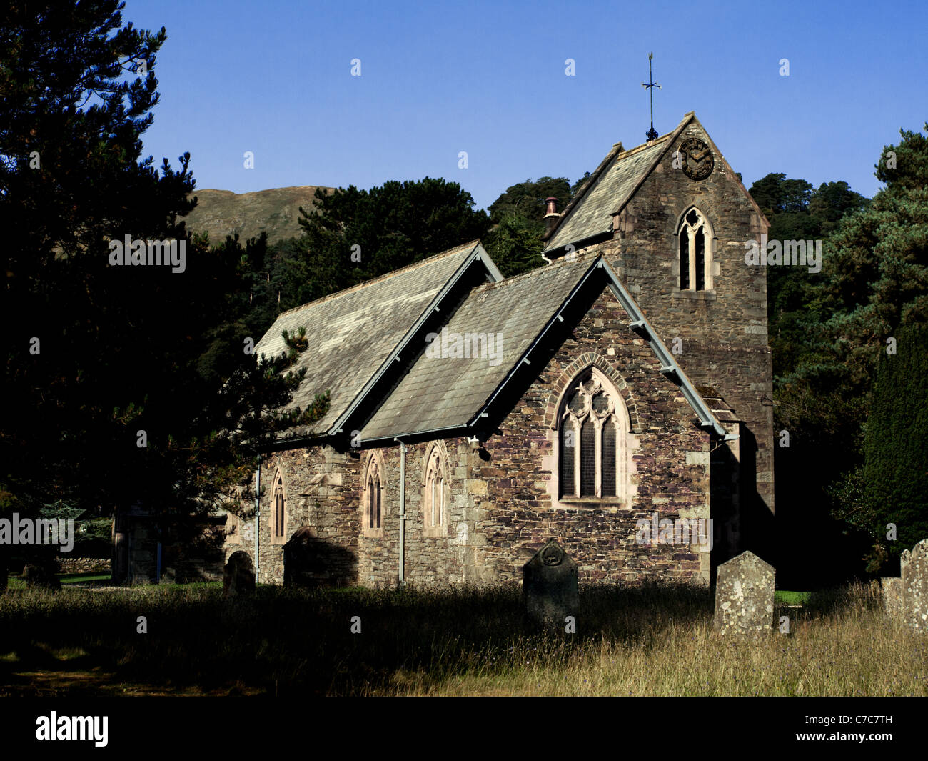 St Patrick's Church, Patterdale, Lake District, Cumbria Stock Photo