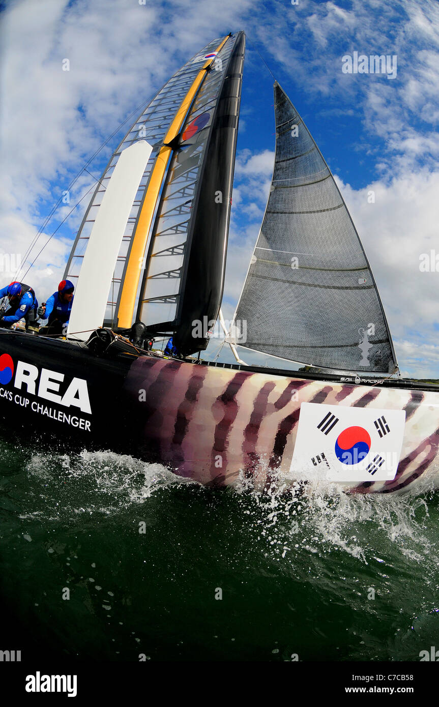 Americas cup catamarans hires stock photography and images Alamy