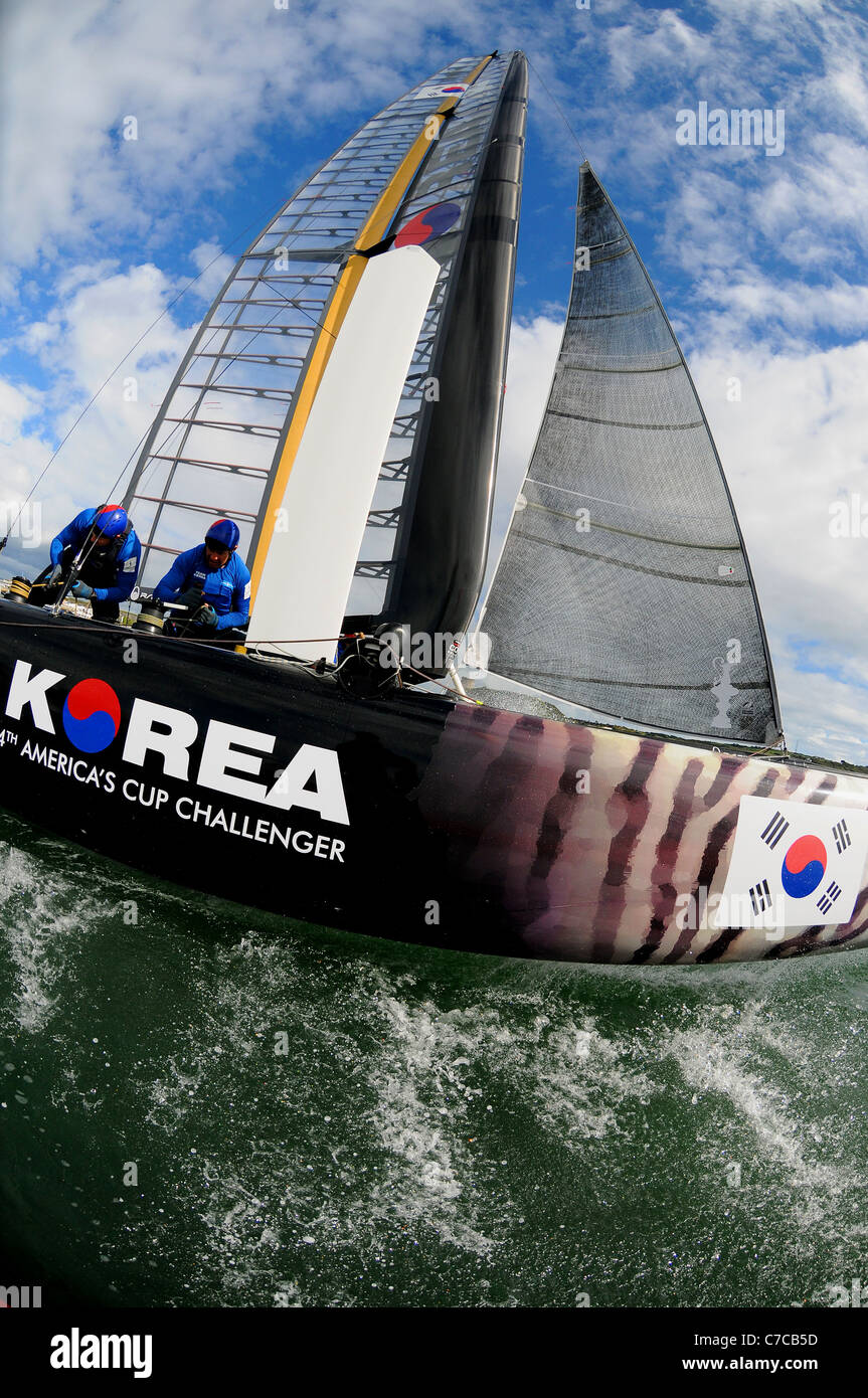 America's Cup World Series sailing event in Plymouth Stock Photo Alamy