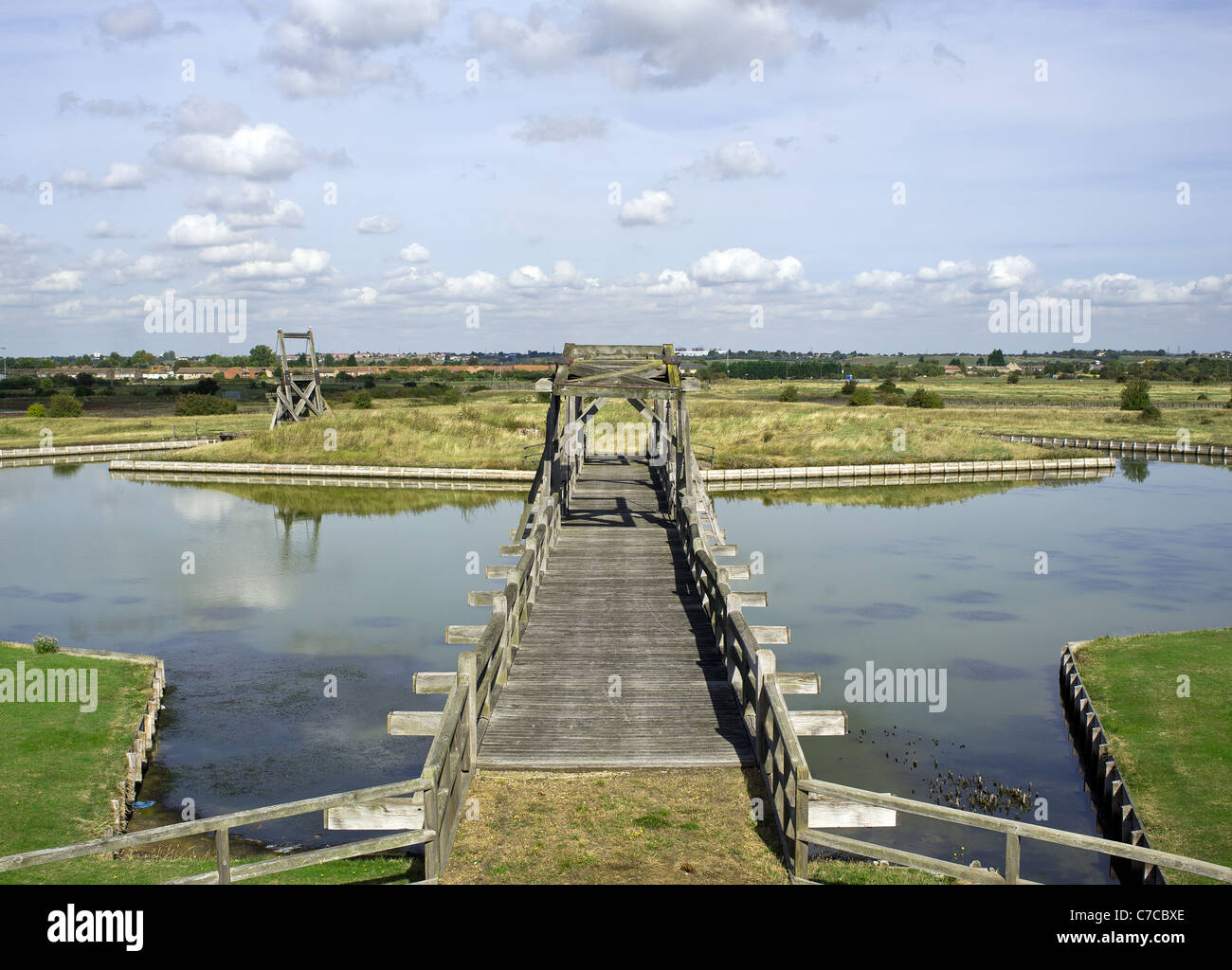 The outer defences of Tilbury Fort in Essex Stock Photo