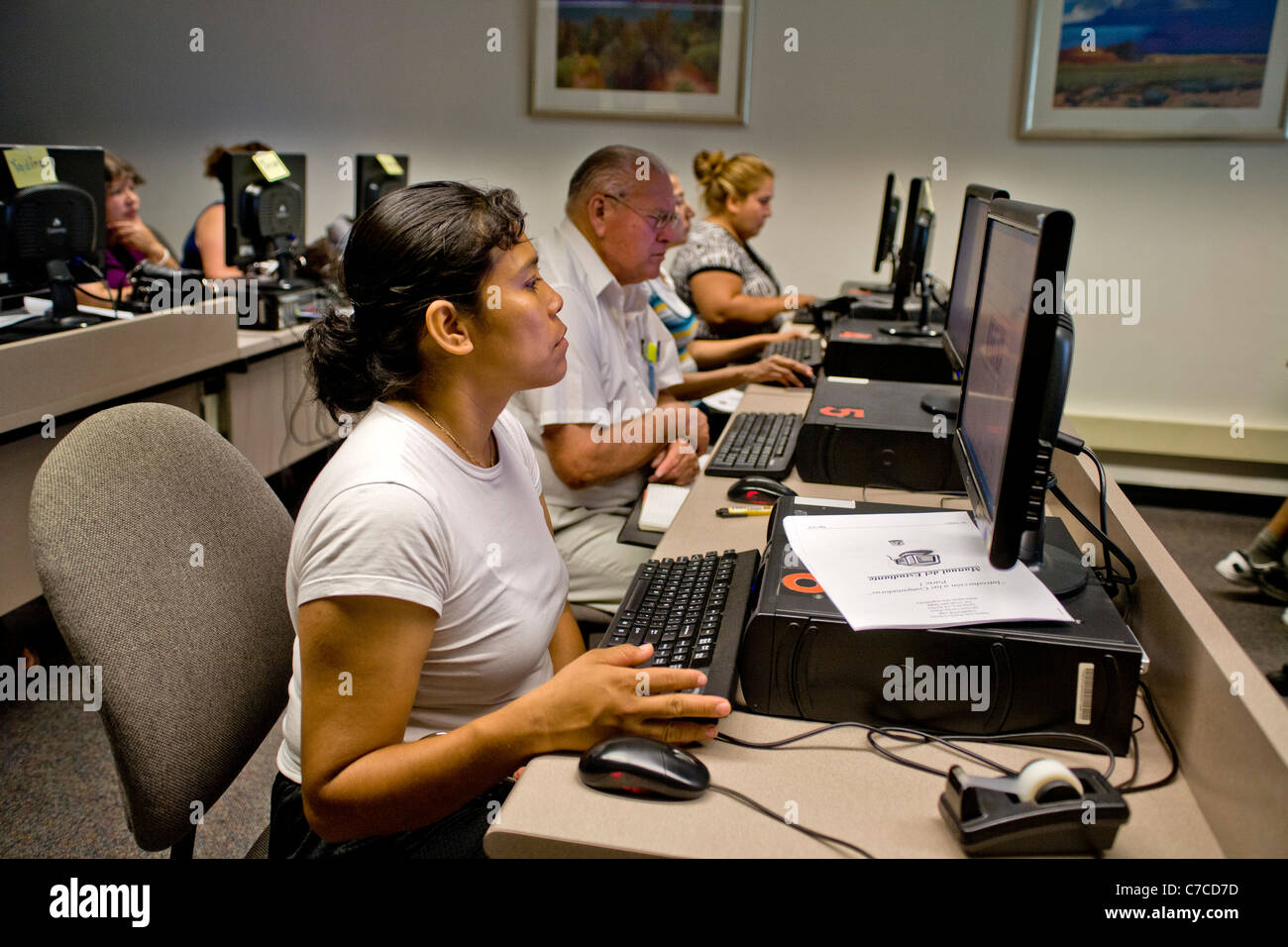Computer lessons for seniors