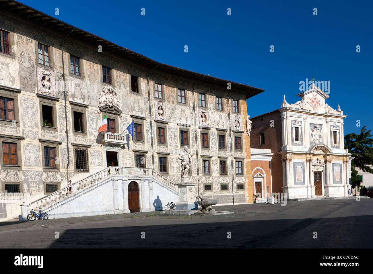 Palazzo della Carovana dei Cavalieri at Piazza dei Cavalieri by Giorgio ...