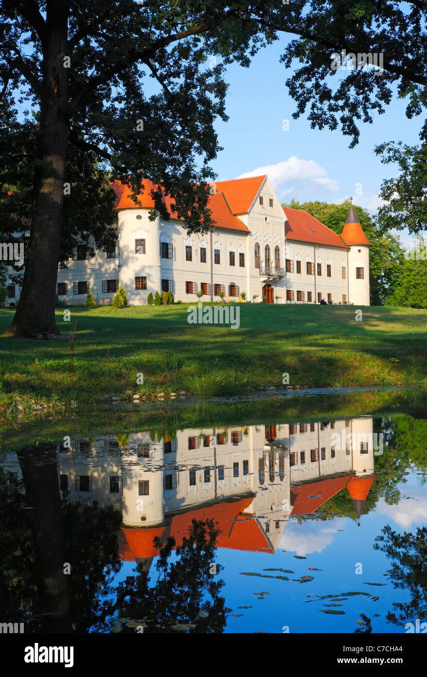 Castle Luznica - Lužnica Stock Photo