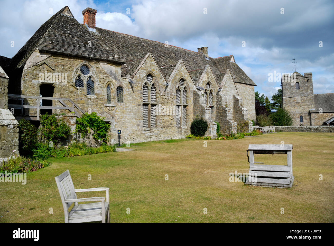 Stokesay Castle, Shropshire, England Stock Photo