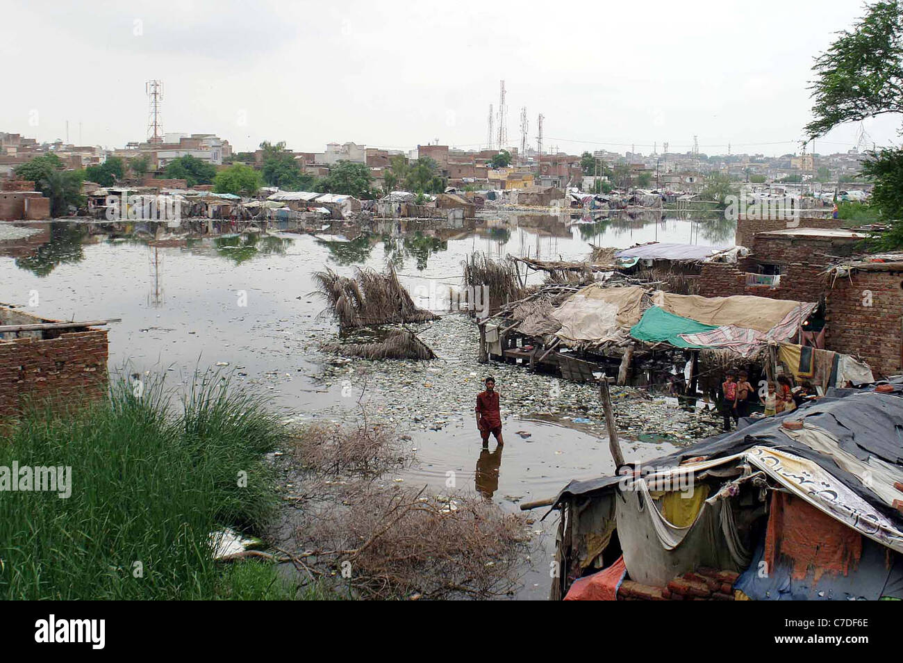 Due to recent heavy downpour of monsoon season hyderabad hires stock photography and images Alamy