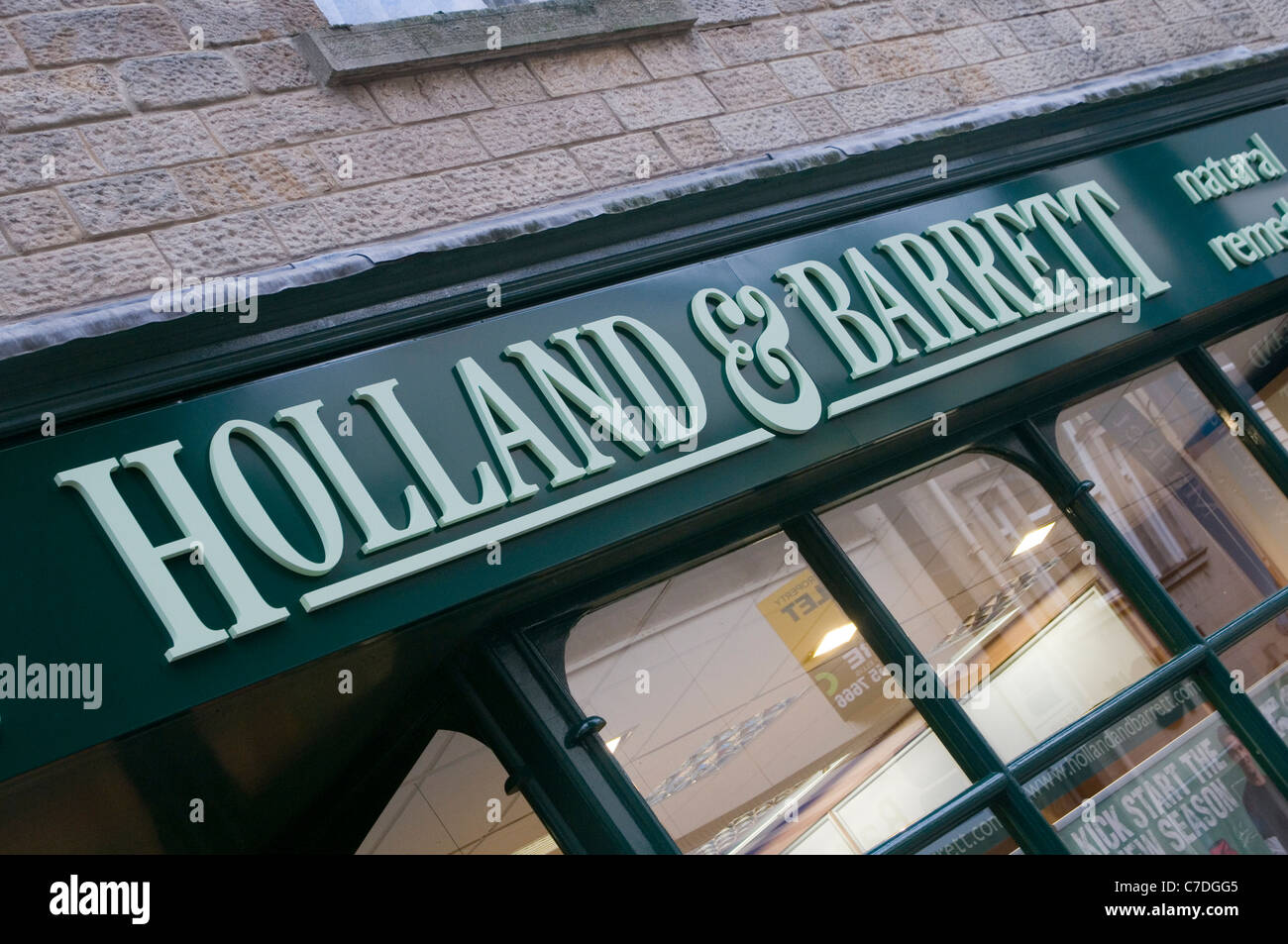 holland and barrett health food shop shops healthy eating Stock Photo