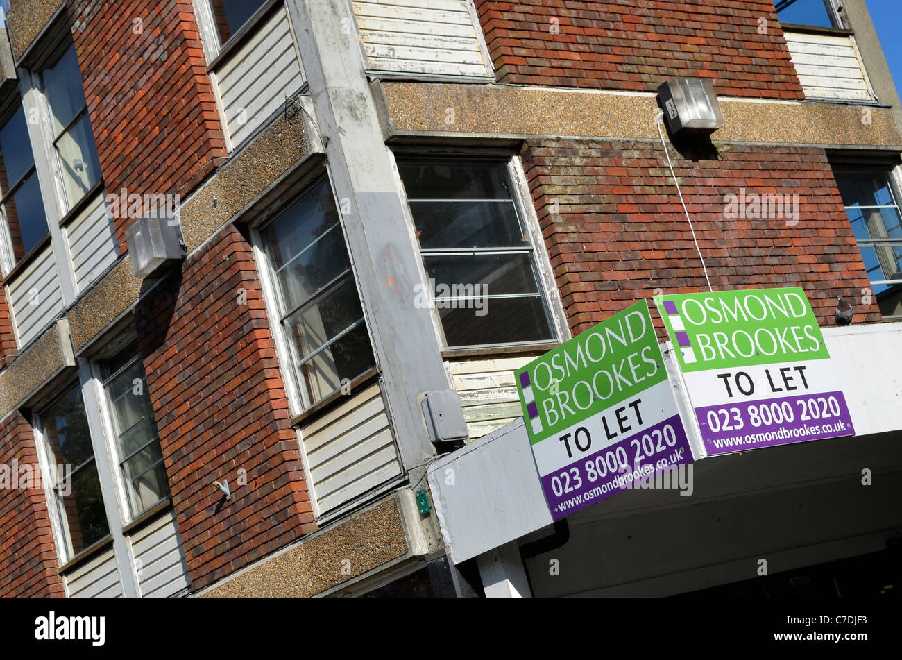 Run down office block awaiting demolition as part of the Friarsgate