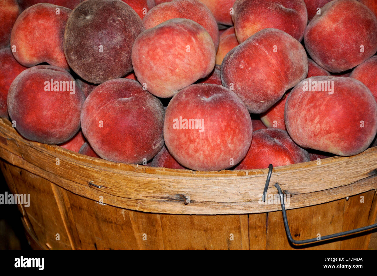 California WhiteFlesh Peaches Stock Photo Alamy