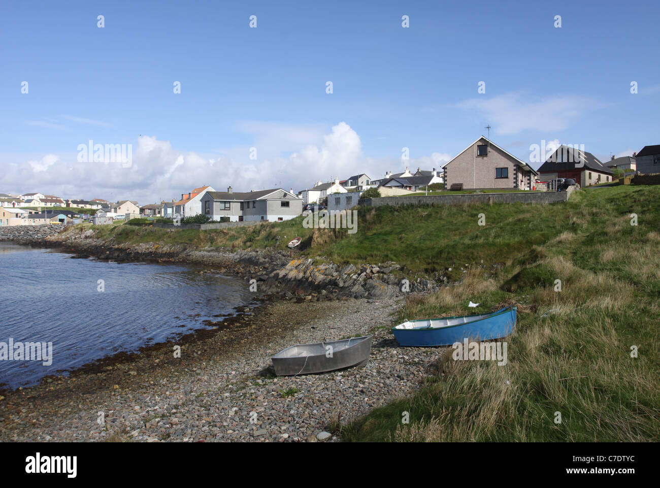 Hamnavoe West Burra Shetland Islands Scotland September 2011 Stock Photo Alamy