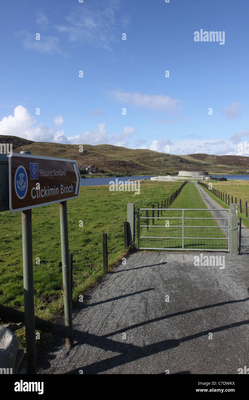 Clickimin broch lerwick shetland islands hi-res stock photography and ...