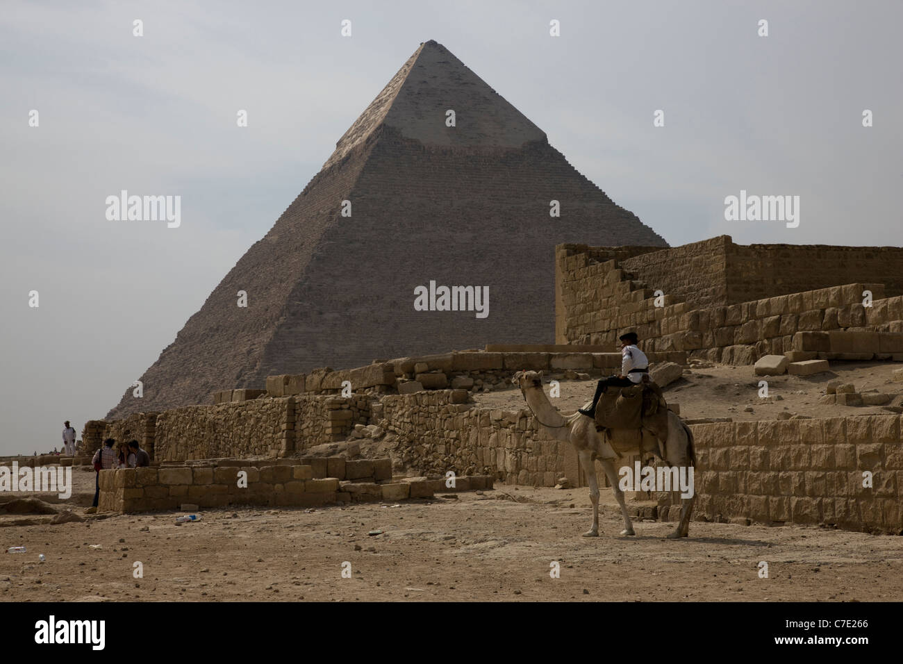 The Pyramids at Gisa Stock Photo