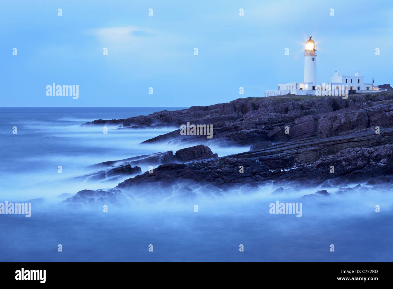 Rua Reidh Lighthouse, Near Gairloch, Scottish highlands, Scotland, UK