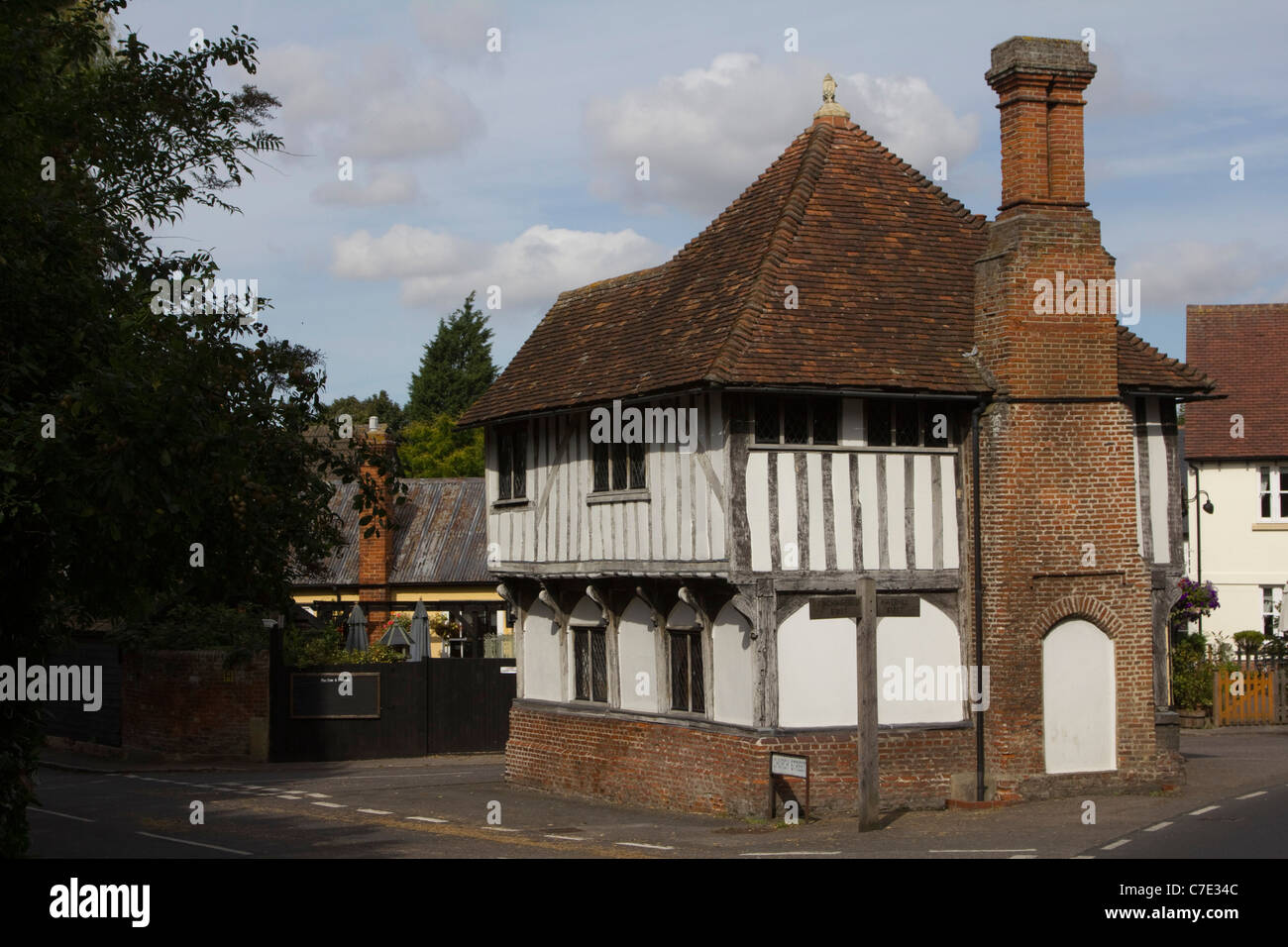 The Moot Hall, Steeple Bumpstead, Essex england uk gb Stock Photo