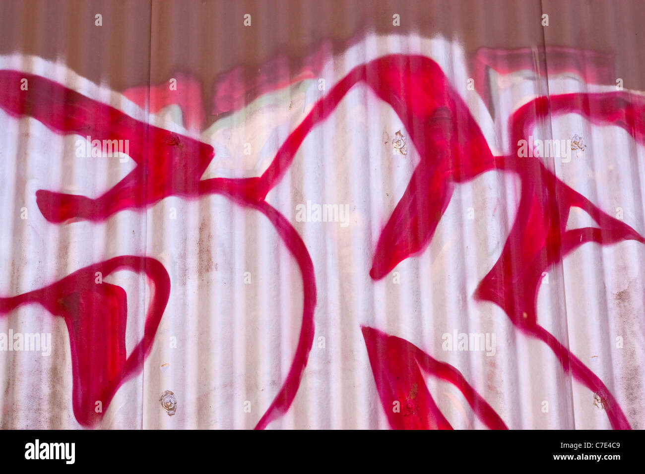 Graffiti texture - works great as a background or backdrop in any design. Stock Photo