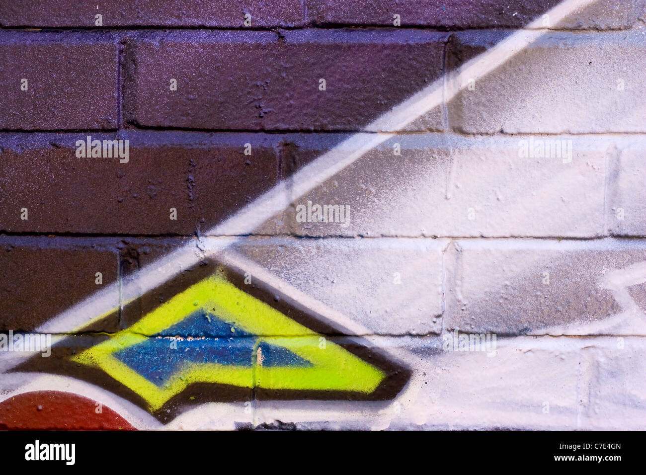 Graffiti texture - works great as a background or backdrop in any design. Plenty of copy space. Stock Photo