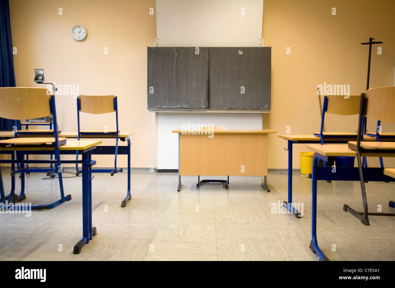 A classroom, Duesseldorf, Germany Stock Photo