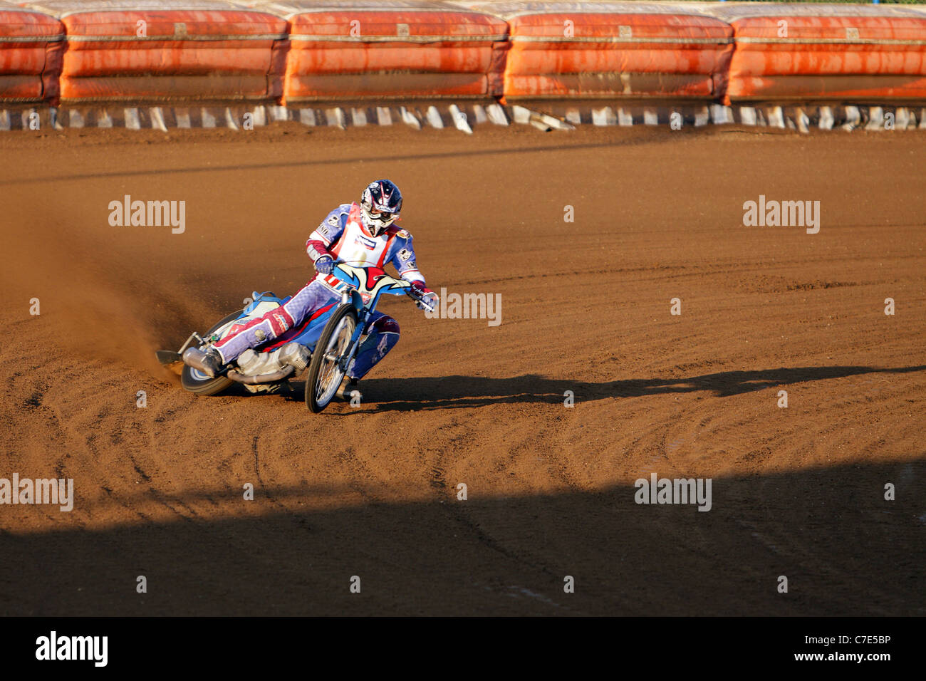 36. Gold Ribbon Junior in city Pardubice - championship in speedway Junior, Race day before the Golden Helmet, 01. October 2010 Stock Photo