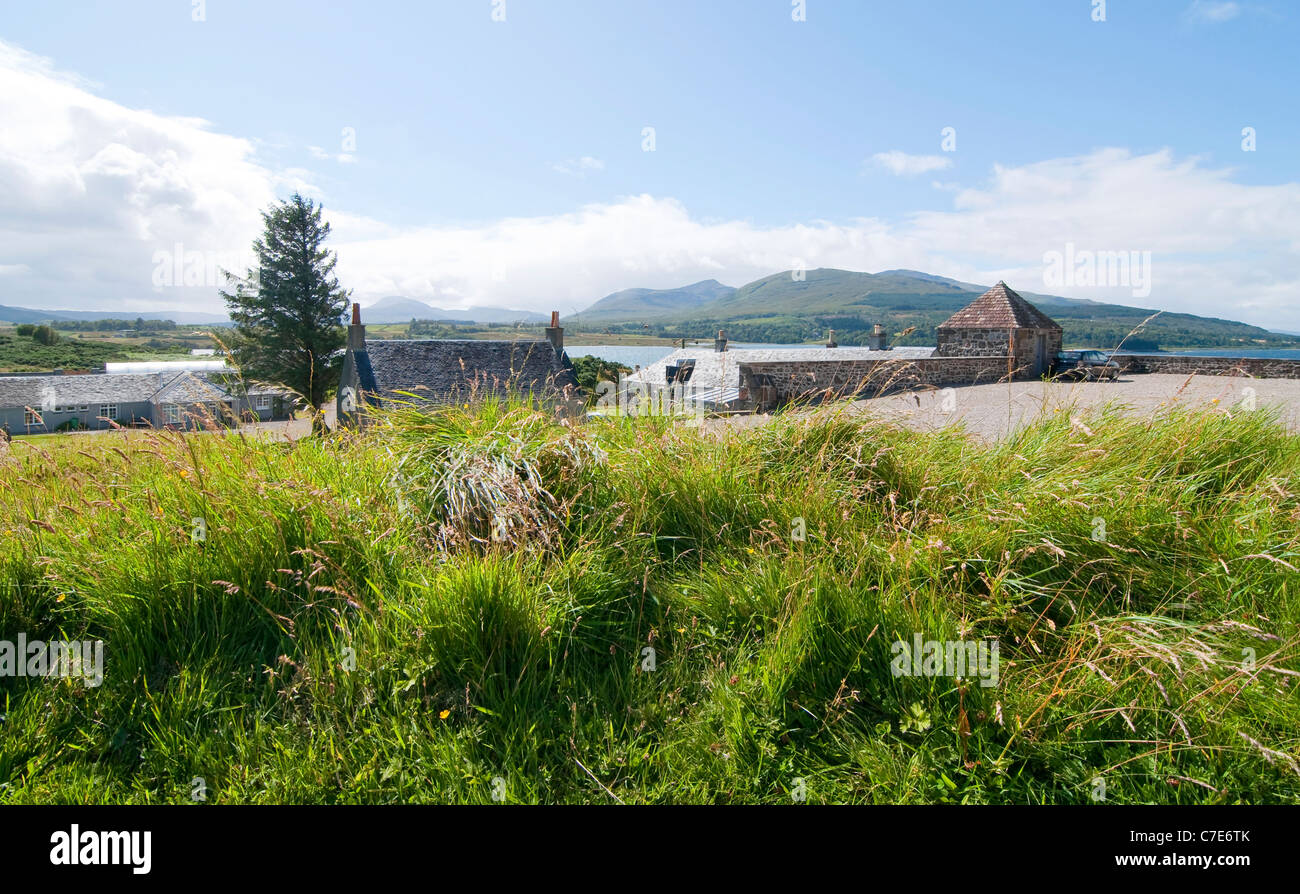 The grounds of Duart Castle Stock Photo
