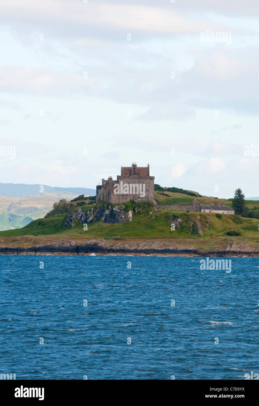 Duart Castle on the Isle of Mull Stock Photo
