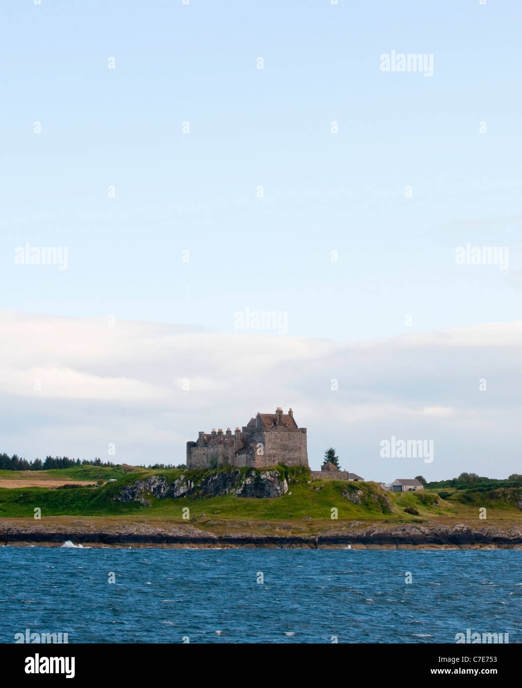 Duart Castle on the Isle of Mull in Scotland Stock Photo