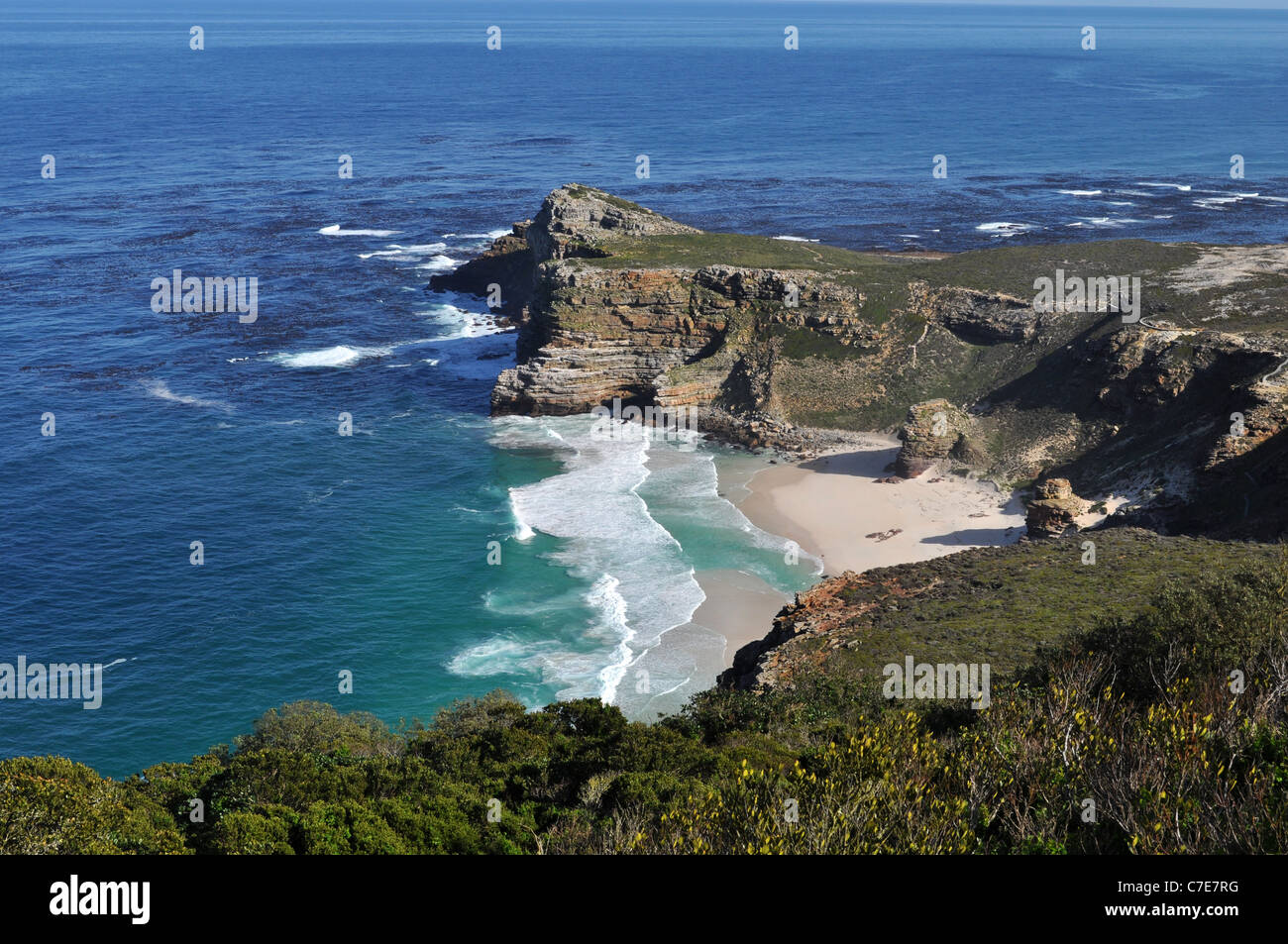 Diaz Beach, Table Mountain National Park, Cape of Good Hope, Cape Town, Western Cape, South Africa Stock Photo