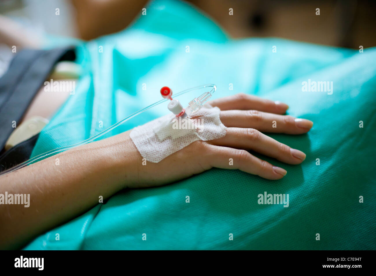 Before birth at hospital Stock Photo Alamy