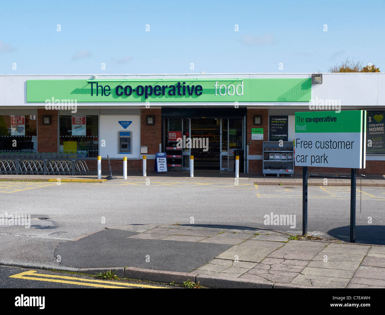 The Co-operative food shop in Sandbach Cheshire UK Stock Photo