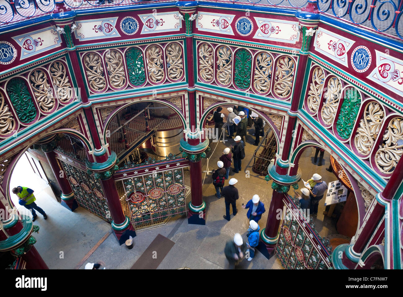 Interior of restored Victorian sewage pumping station at Crossness, London,  UK. Part of Joseph Bazalgette's sewage system Stock Photo - Alamy