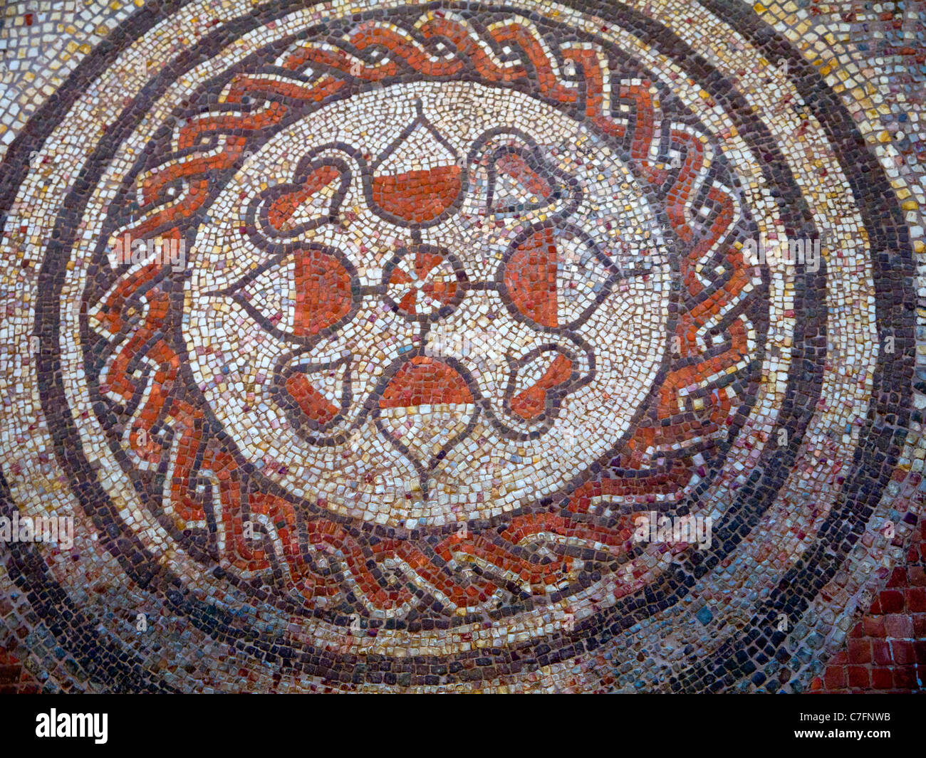 Roman Mosaic in the British Museum in London England Stock Photo Alamy