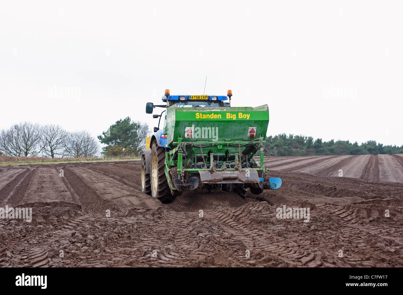 Standen 'Big Boy' potato planter Stock Photo