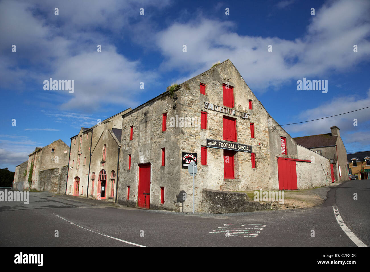 ancestry centre and swilly bottling stores in the old warehouses ramelton county donegal republic of ireland Stock Photo