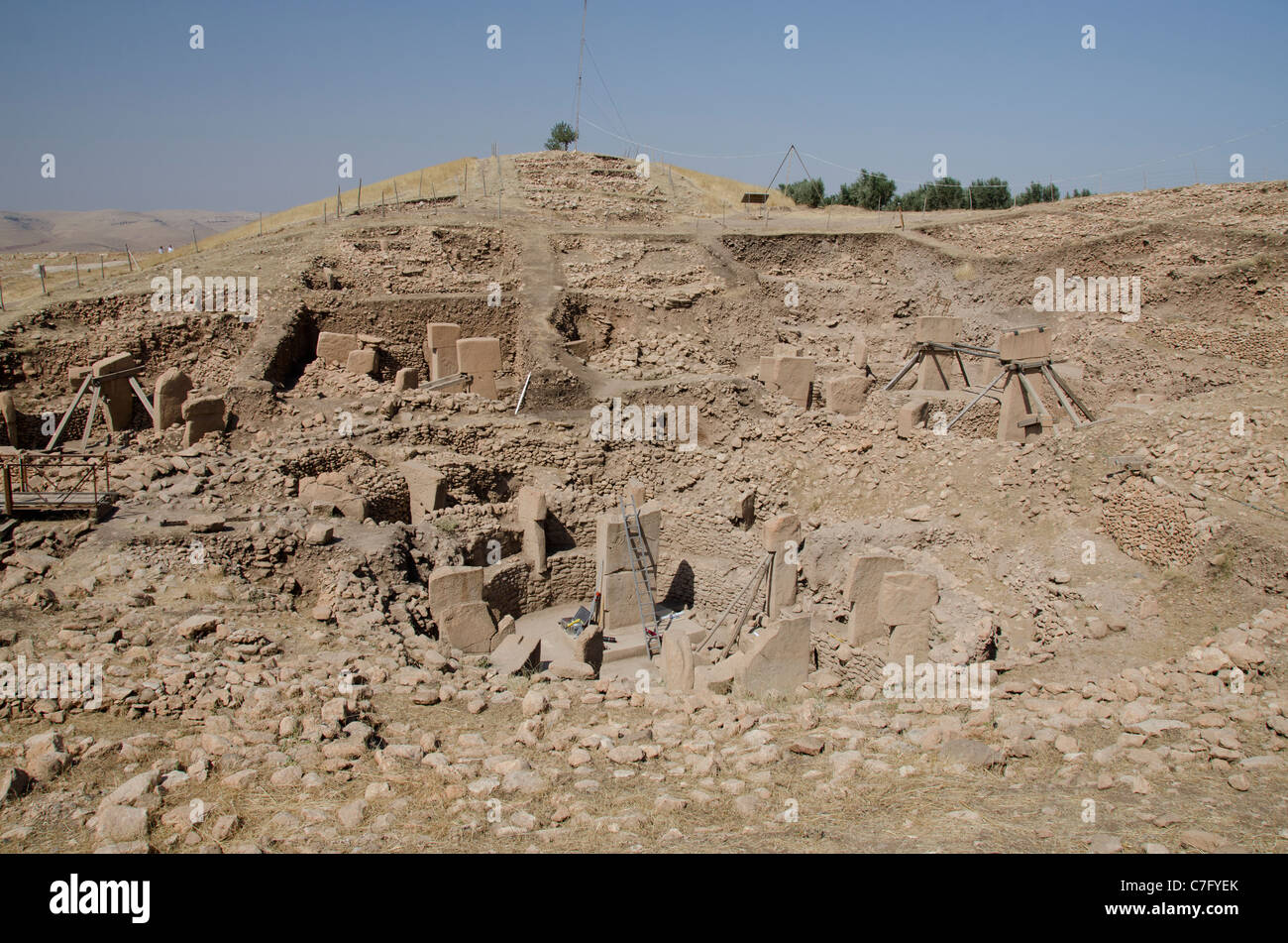 Turkey, Anatolia, Mesopotamia. Sanliurfa (aka Urfa). Gobekli Tepe (aka ...