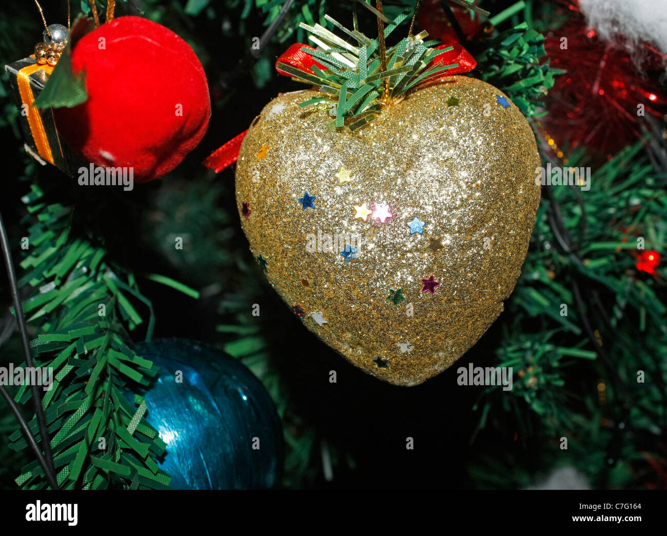 A christmas tree decoration Stock Photo