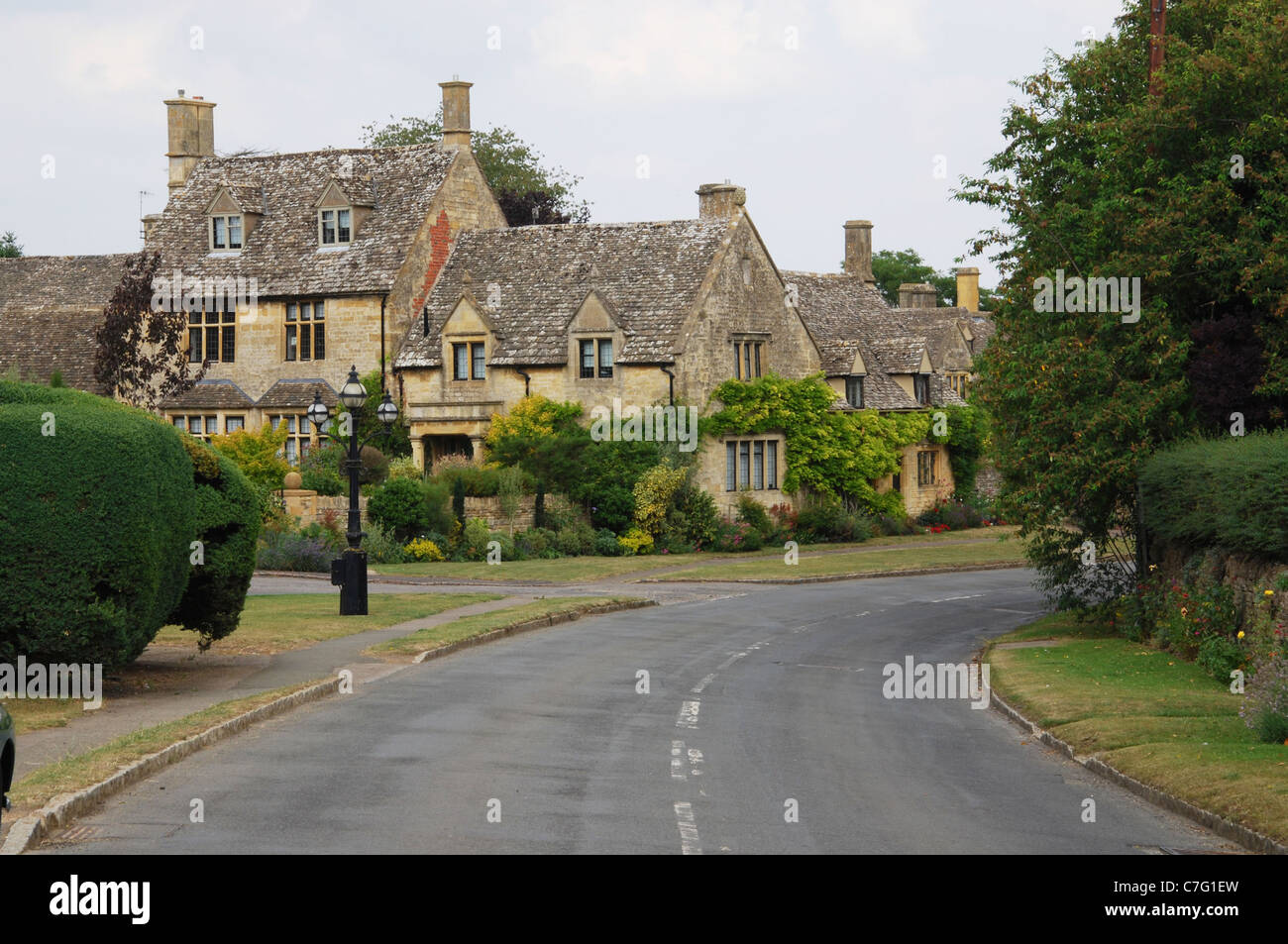 iconic houses in Chipping Campden Cotswolds United Kingdom Stock Photo