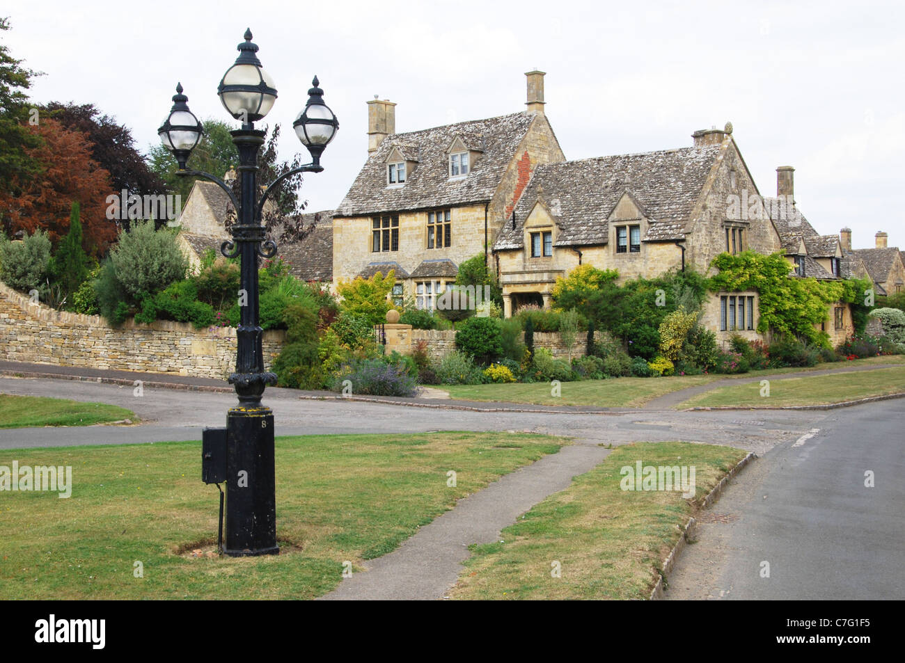 iconic houses in Chipping Campden Cotswolds United Kingdom Stock Photo