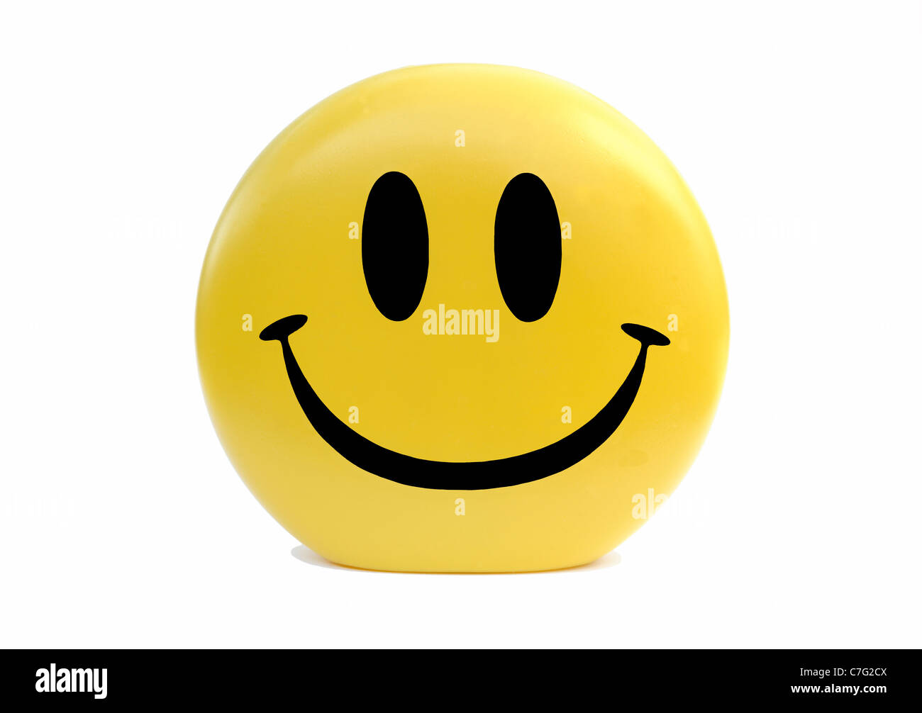 Smiley face photo graphic colours border Stock Photo