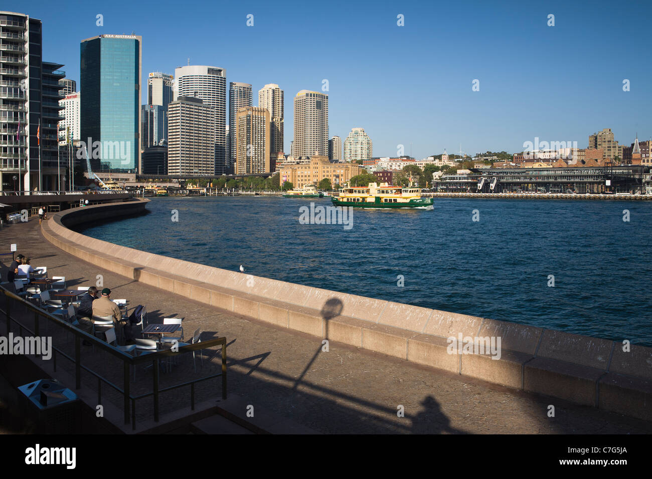 Sydney CBD skyline Circular Quay, Australia Stock Photo