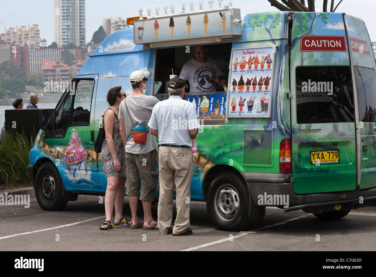 Van selling ice cream hires stock photography and images Alamy