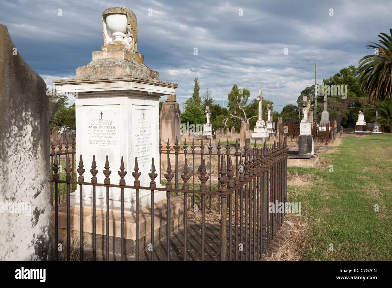 Historic cemetery Windsor, NSW, Australia Stock Photo Alamy