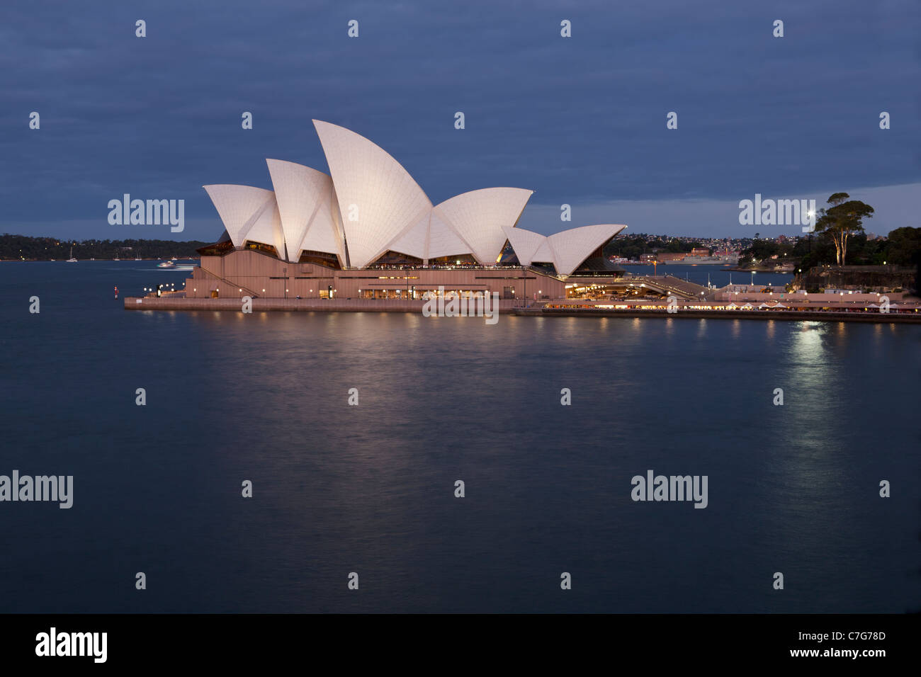 Sydney opera house twilight panorama, Sydney, Australia Stock Photo - Alamy